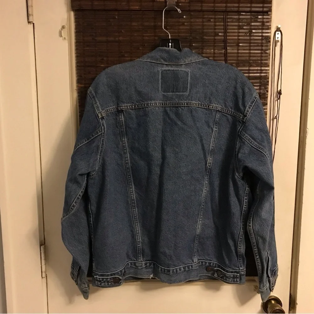 Vintage 90s LEVIS Denim Trucker Jacket 70507 | Mens Size M USA Made Heavy Denim - Picture 3 of 7